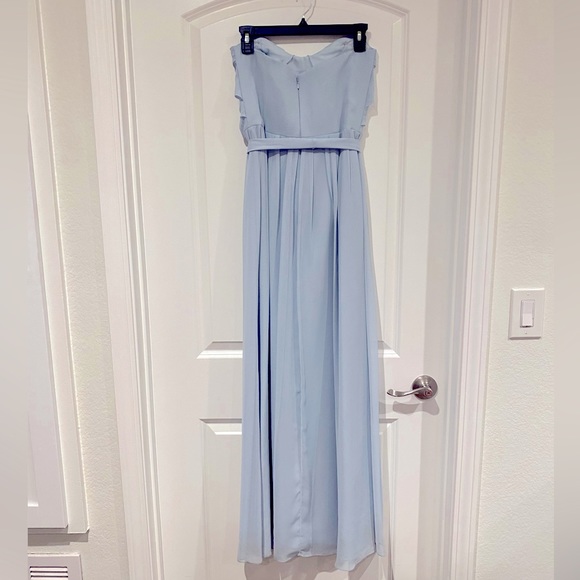 After Six Bridesmaid Dress 6678 in Mist - Picture 7 of 8